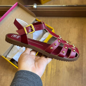 Sandália Moleca Rasteira Pedrinhas Douradas