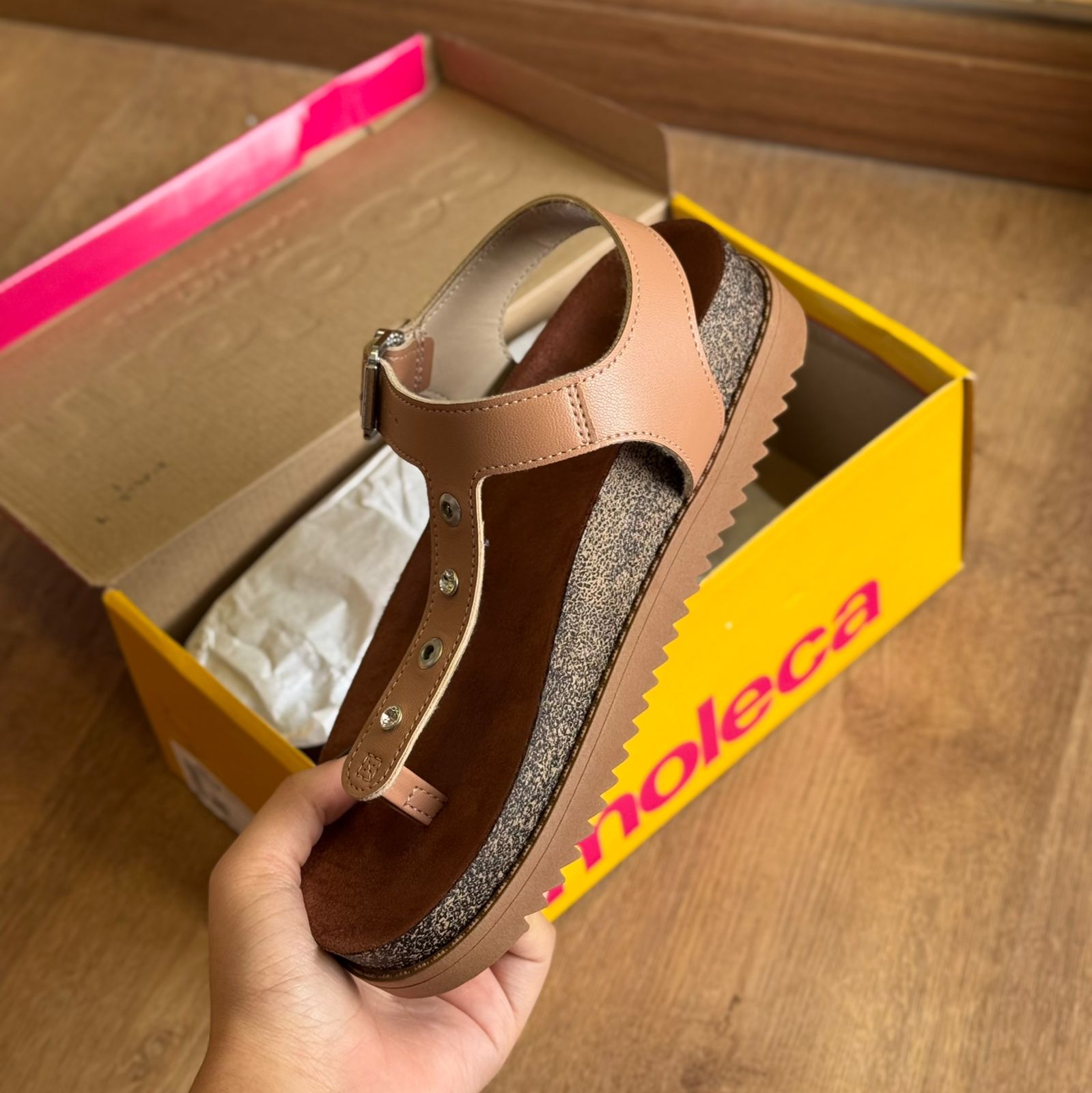 Sandália Papete Moleca Tratorada