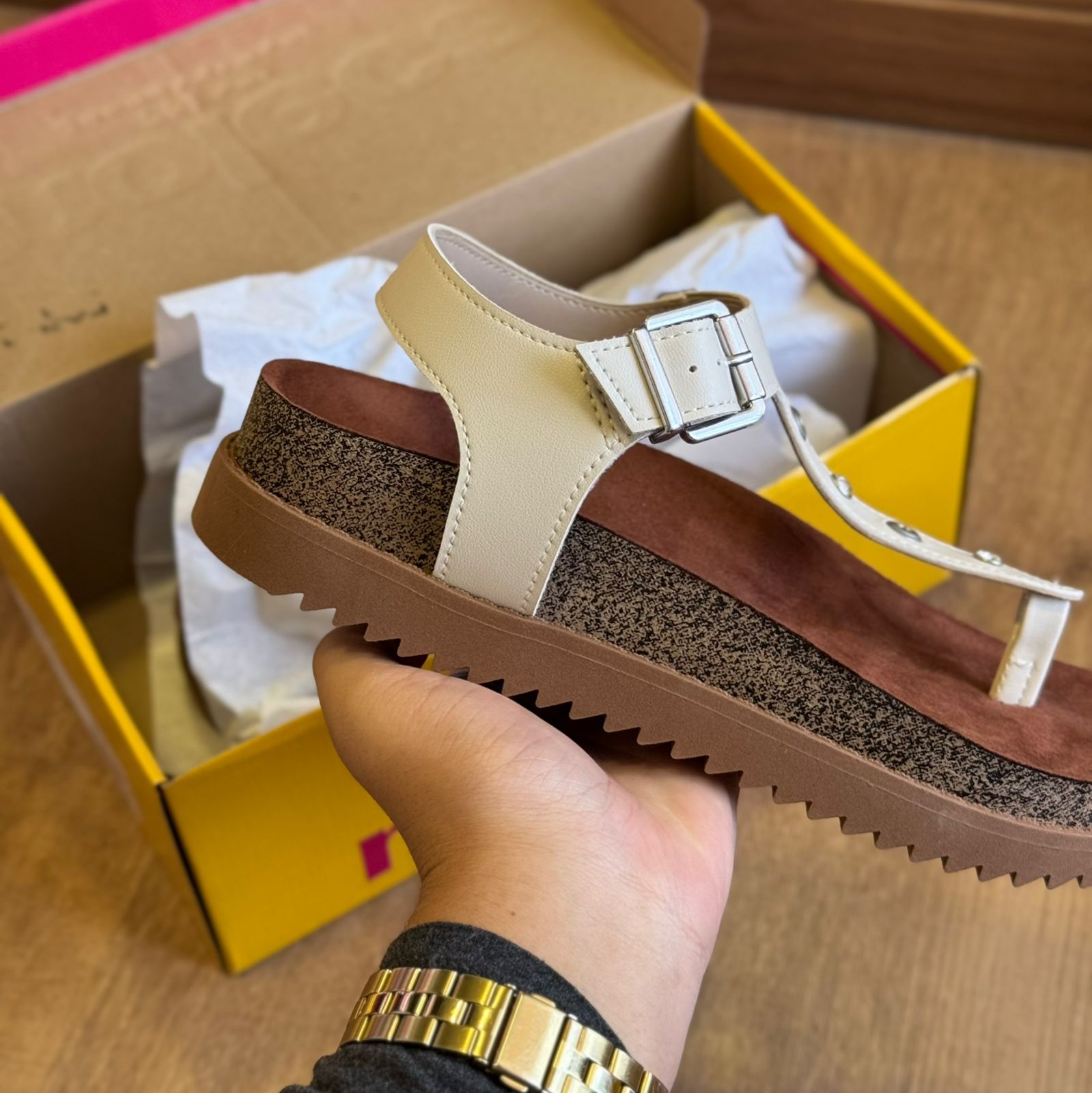 Sandália Papete Moleca Tratorada