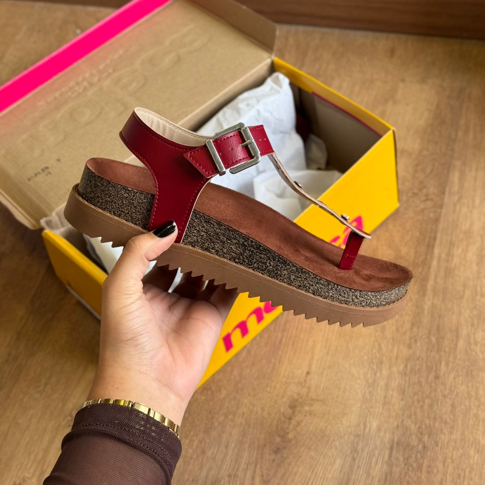 Sandália Papete Moleca Tratorada