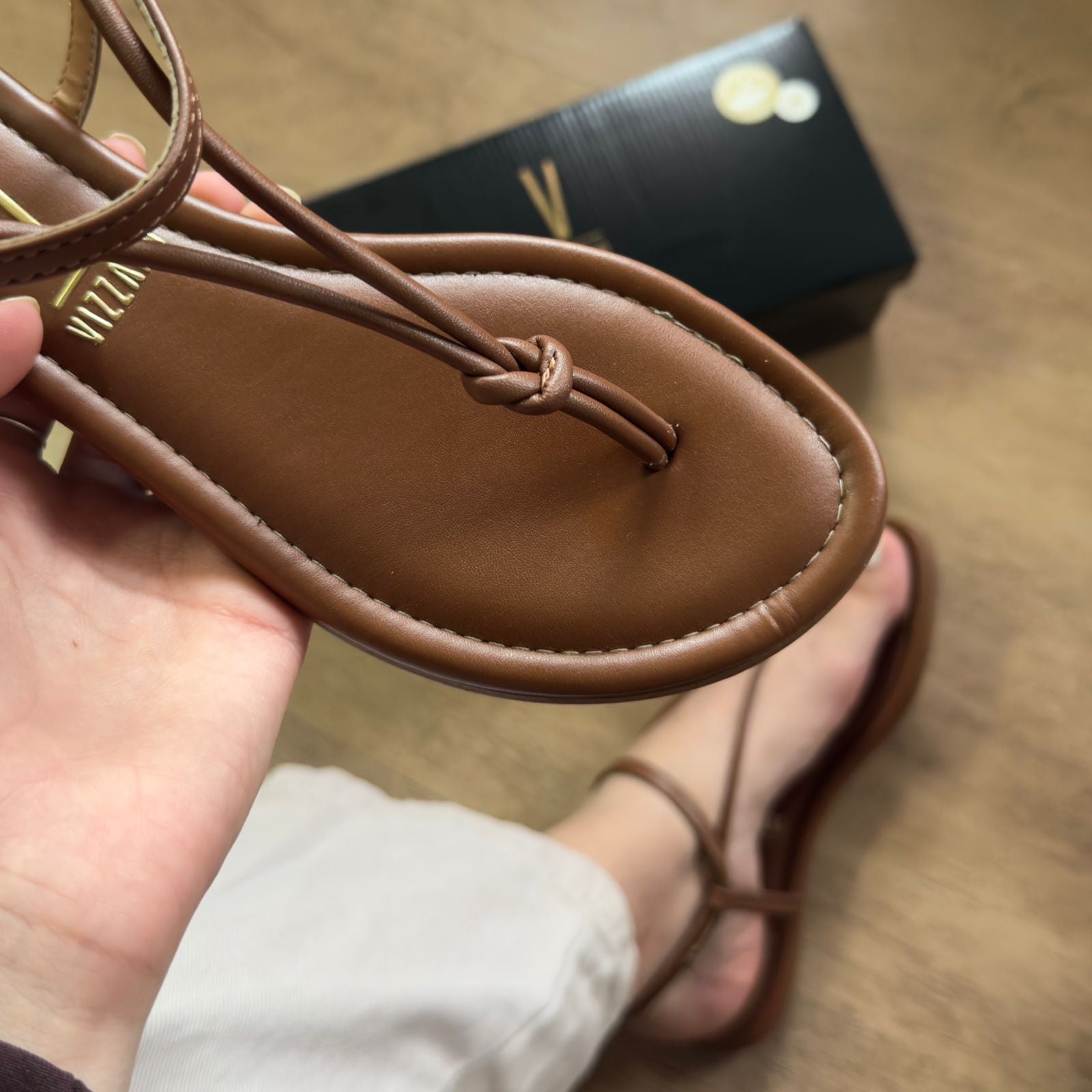 Sandália Rasteira Casual Vizzano