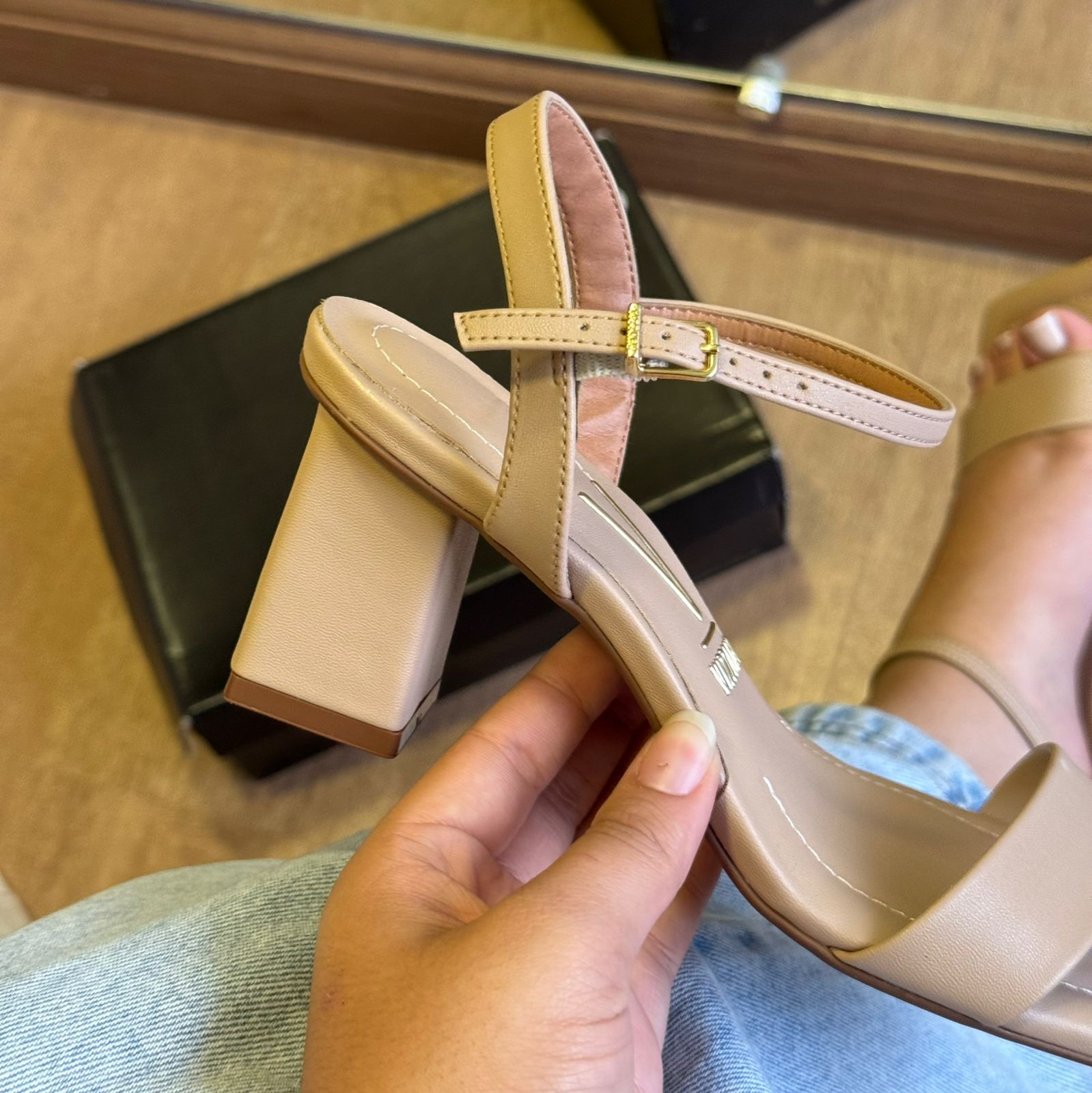 Sandália Salto Casual Vizzano