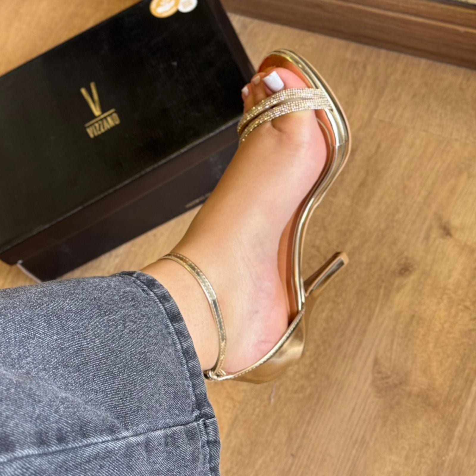 Sandália Vizzano Salto Fino