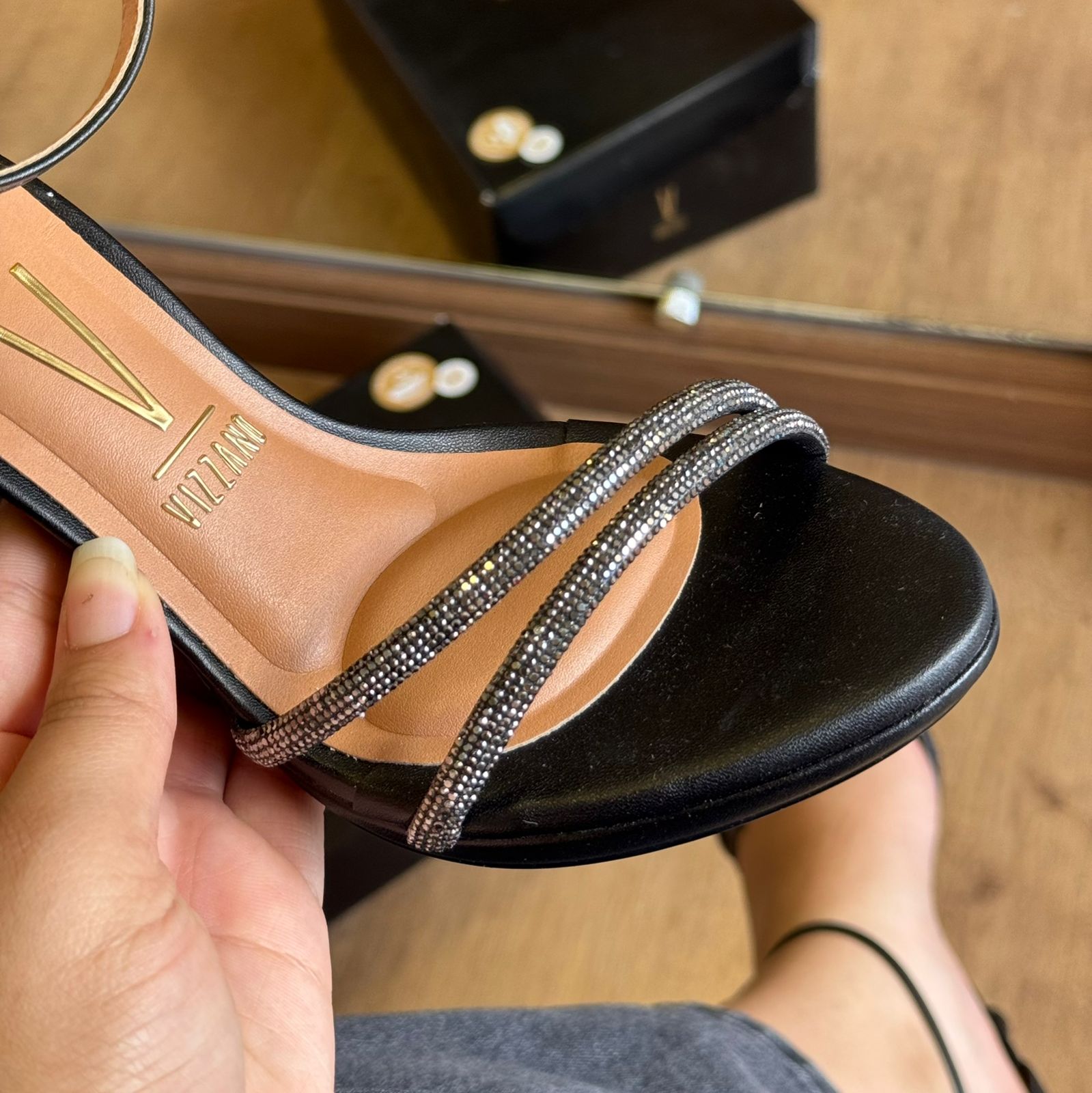 Sandália Vizzano Salto Fino