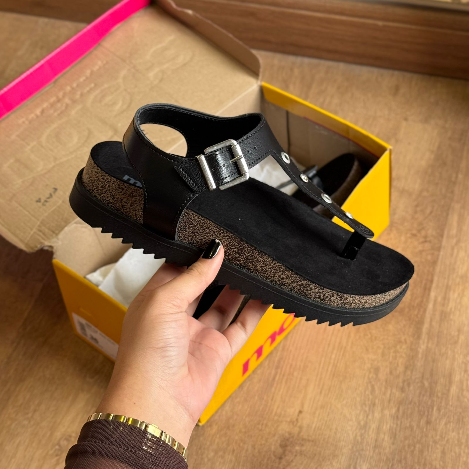 Sandália Papete Moleca Tratorada