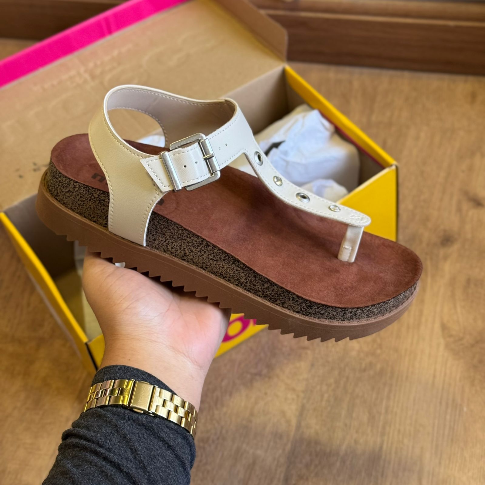 Sandália Papete Moleca Tratorada