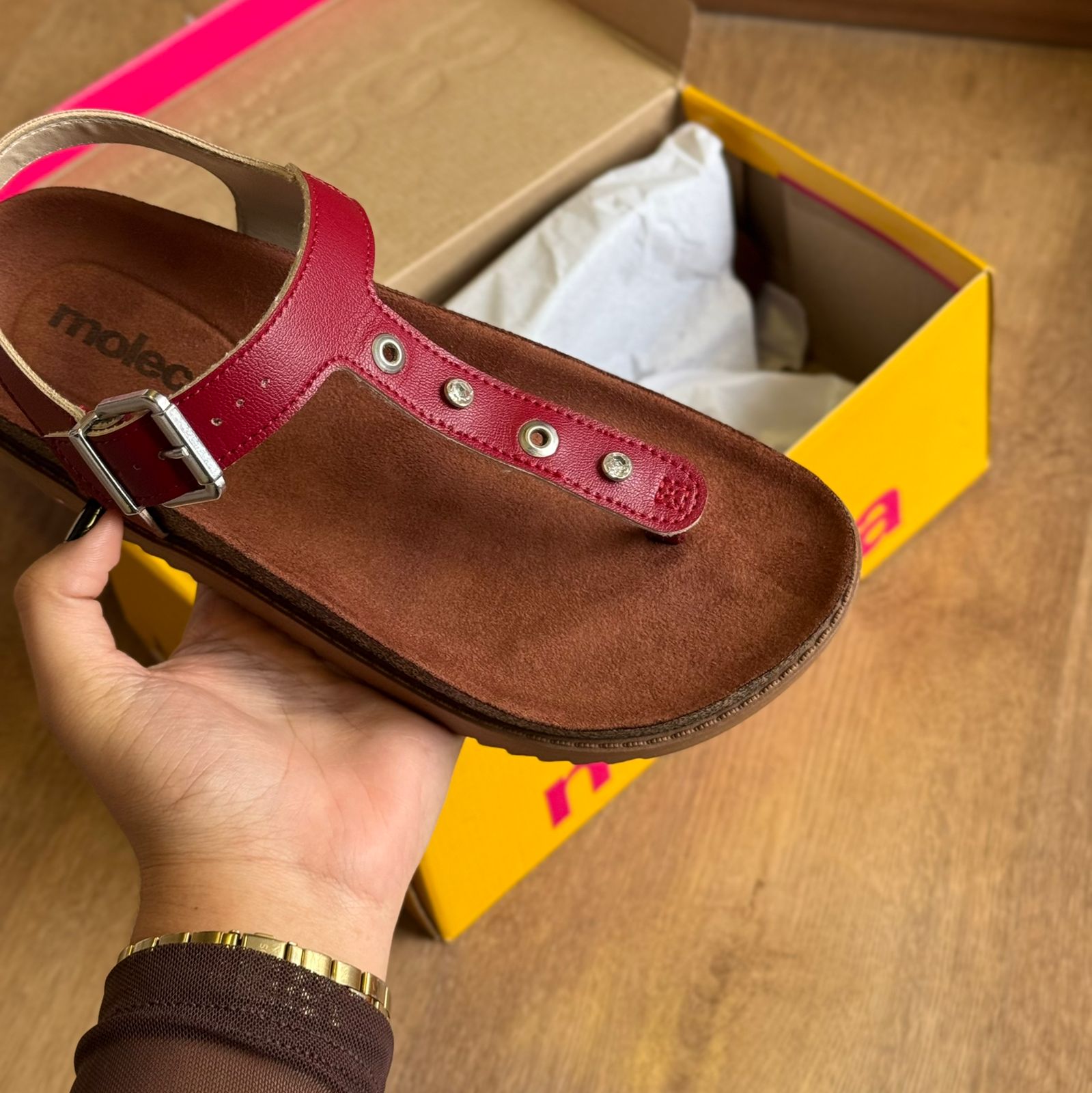 Sandália Papete Moleca Tratorada